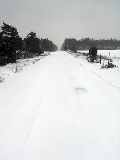 4 km rak väg